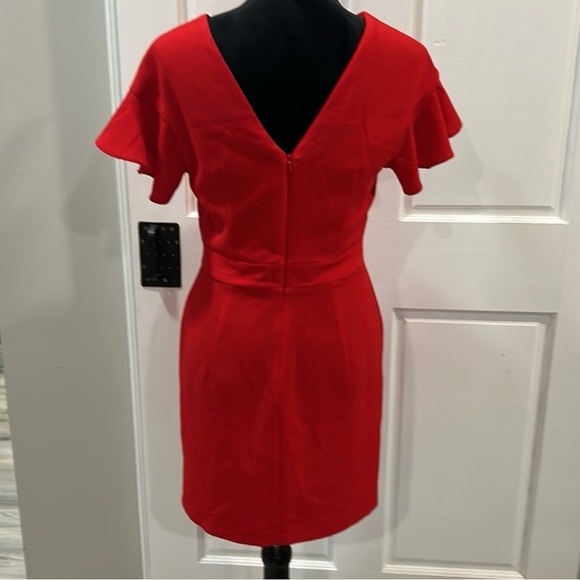 ❤️ASOS | Red Ruffle Short Sleeve Dress❤️ - Picture 3 of 3